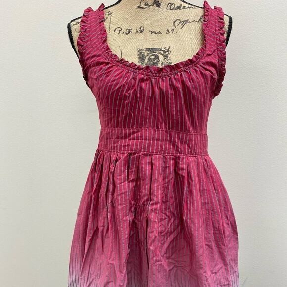 CONVERSE one star cotton sleeveless pink ombre sundress - Picture 2 of 7